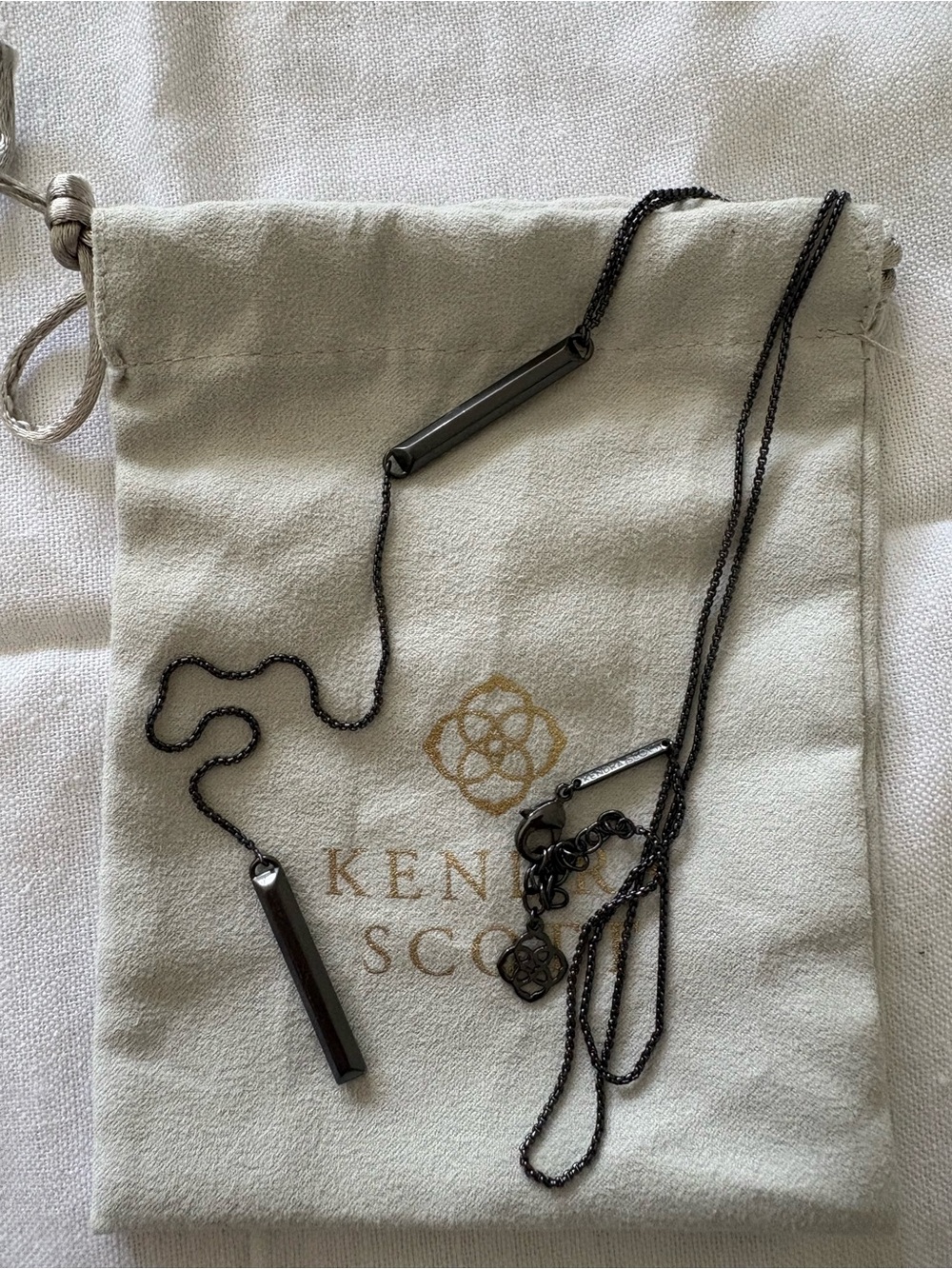 Kendra Scott - Shelton Gunmetal Necklace